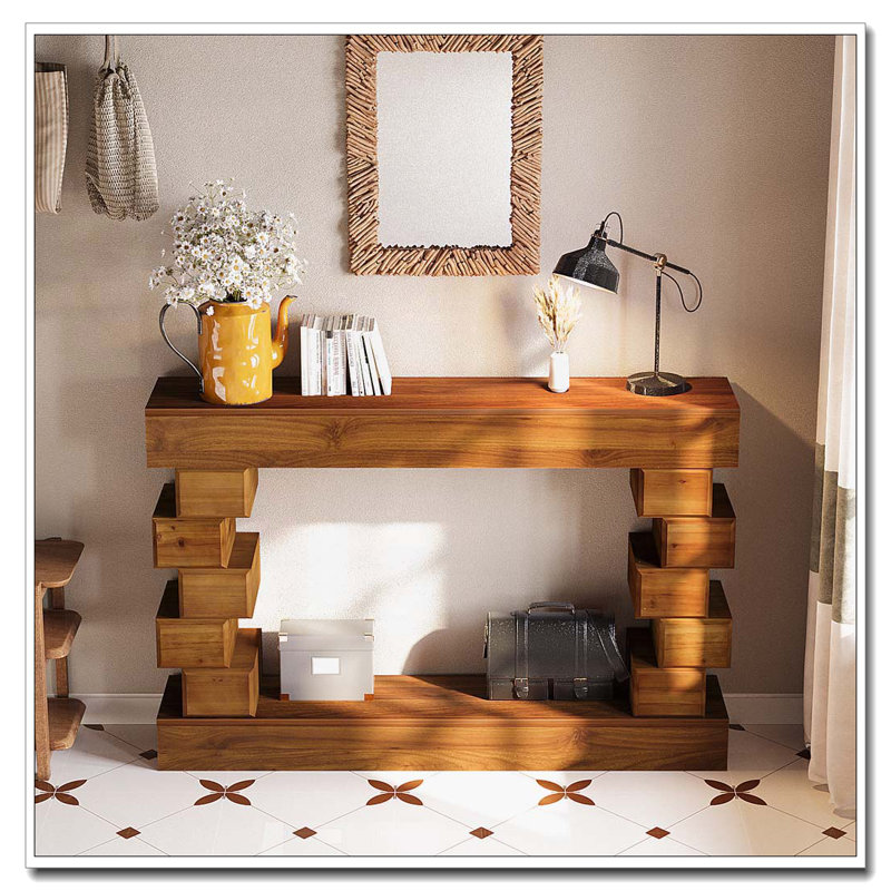 Wood Console Table