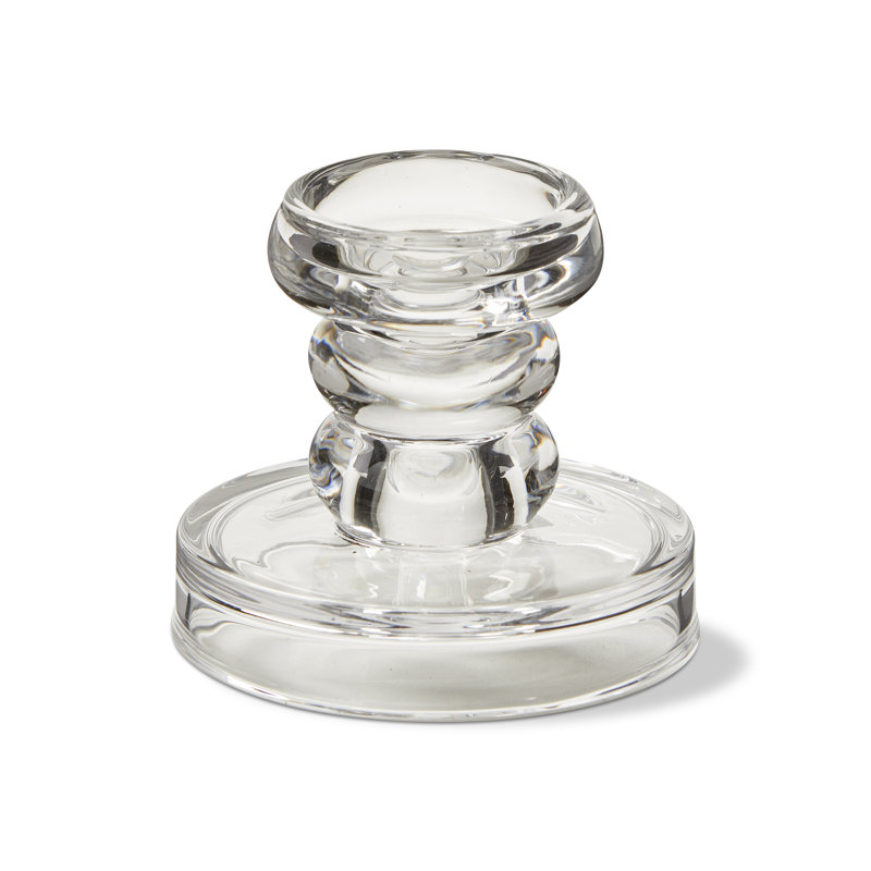 Olsen Taper Tealight Pillar Holder Sm, 3.25" H x 3.75" W x 3.75" D