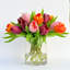 Vase tulipe 12 po rose