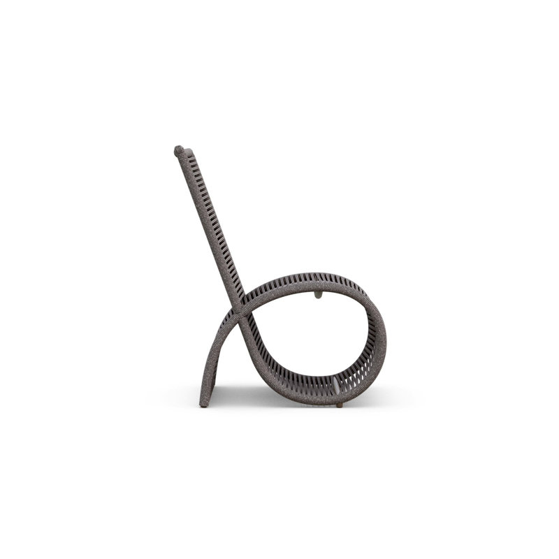 Wave Dining Chair, Matte Bronze/Morel