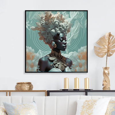 Orisha Osunmare, gracieuse déesse africaine sur toile