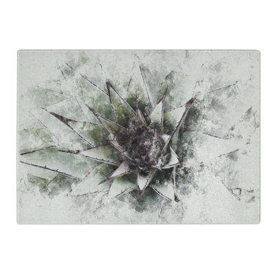 The Succulent Plant Watercolour Chopping Board