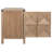 Quadrant 52 " W Walnut Solid Wood Sideboard-27408032
