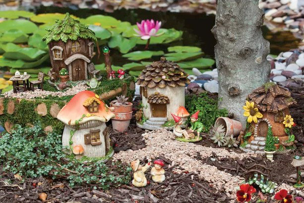 Miniature flowers,Fairy garden decor,Handmade miniatures