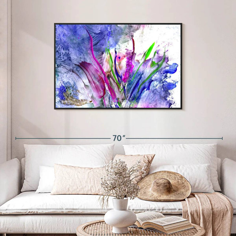 Avery Abstract Flower, 29" H x 43" W