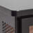 17 Inch Freestanding Electric Fireplace Stove Heater With 3D Flame Effect,Black