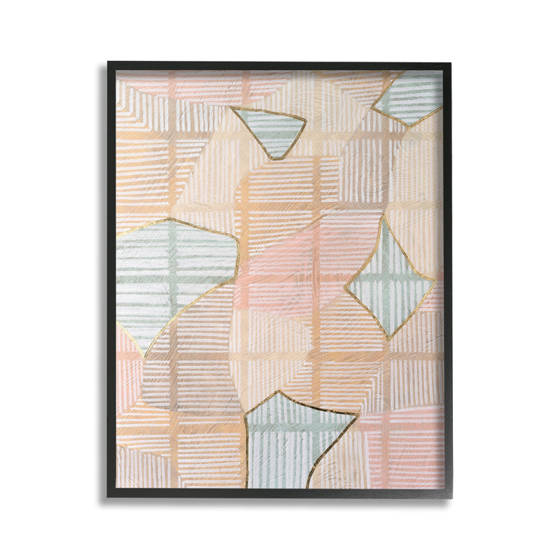 "Cadre photo à motif pastel" par Vanna Lam sur toile, H 30 po x l 24 po