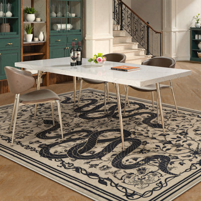 Tapis moelleux antidérapant pour salon Palos