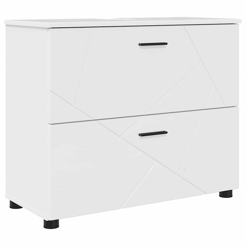 Frame Mounted Bathroom Storage