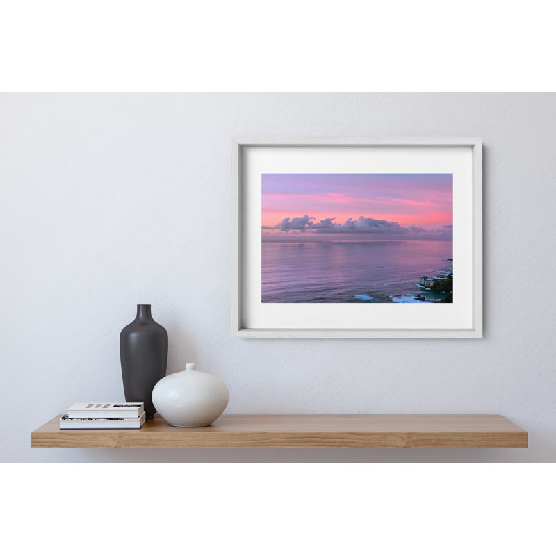 Distant Sky Print by Joseph Regan, 14" H x 16" W x 0.75" D, White
