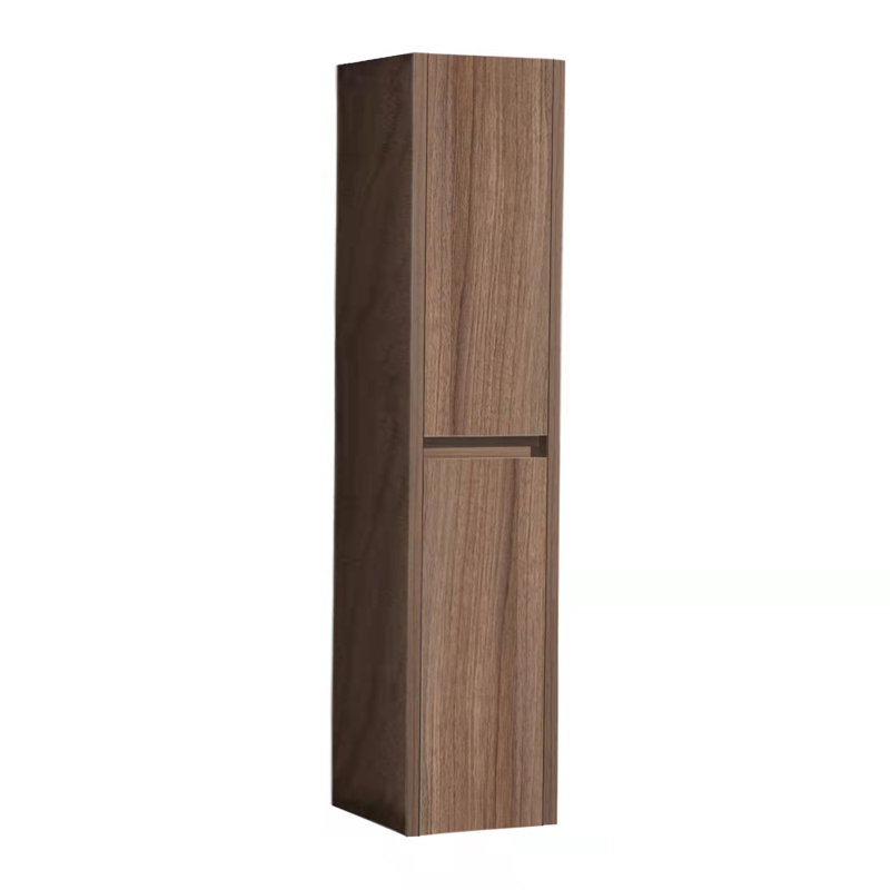 Armoire de rangement murale en lin Zielke, Brun