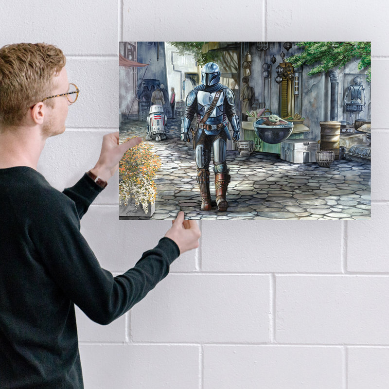 Art mural impressionnant The Mandalorian (A Welcome Sight)