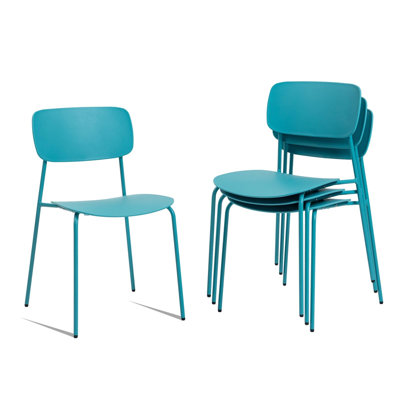 Stackable Chairs Set of 4