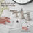 Widespread Double Handle 3 Hole Bathroom Faucet-107545207