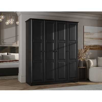 Armoire-penderie 100% bois Arieyana