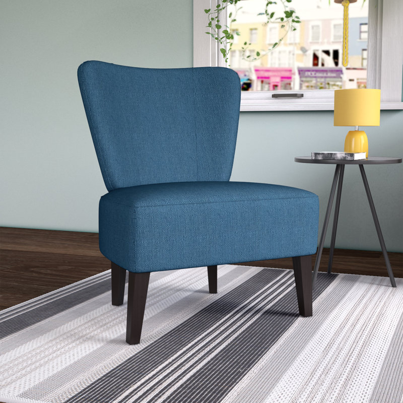 Janaid Upholstered Cocktail Chair, Turquoise
