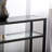 Swanage 50.25'' Glass Top Console Table