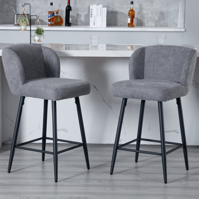 Yes Bar Stool with Iron Frame