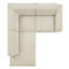 Canapé modulaire rembourré en L 3 pièces Bange Performance-943053202-943053200