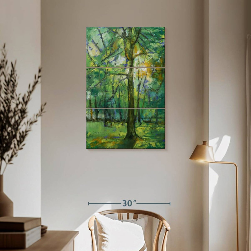 Harnek crépuscule émeraude, H 57 po x l 36 po