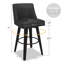 Tabouret pivotant avec structure en bois massif Malakeh-985001775-981638705-1000772009