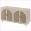 Armoire de rangement à 4 portes Cabinets | Traditionnel | Beige