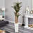 6.5ft. Giant Yucca Artificial Tree in White Planter UV Resistant