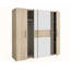 Koran 4 Door Manufactured Wood Wardrobe-1239685366