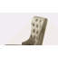 Ensemble de 2 chaises d'appoint en cuir synthétique champagne et finition champagne