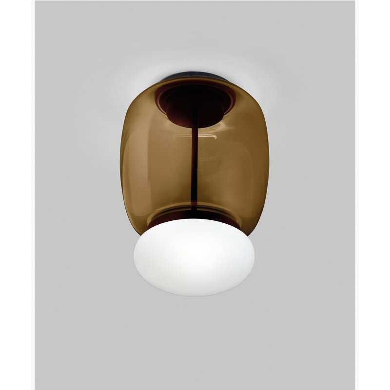Faro Ceiling Lamp G Crystal White Matt Black 2 L2202 Ul, Matte Black, Burned Earth White, 3000K