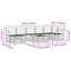 306cm Wide Patio Sectional Set