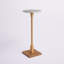 Table à boire Mabrey argentée et marbre vert-31044223-31044220