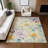 Machine Washable Indoor/Outdoor London ACN2262 Floral Rug-1164032933