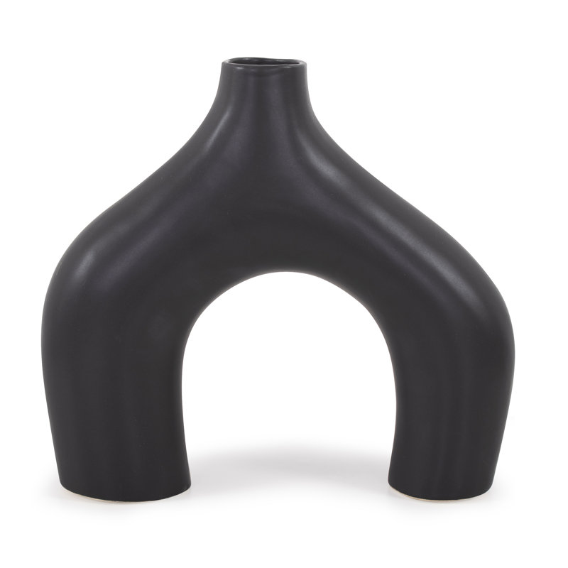 Vase de table Hasanat, H 9,5 po x l 10,25 po x P 2,37 po