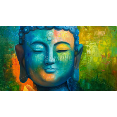 Blissful Buddha - Green Man Gaming Mat for Home Decor
