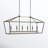 Hertford 6-Light Steel Dimmable Linear Chandelier -2057452404