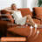 125" Cloud Boneless Sofa Couch with Cup Holder & Storage, Modern Corduroy U Shaped Modular Sectional Sofa with Deep Seat, USB Ports, No Assembly Required, Comfy Compression Couches for Living Room-569476446