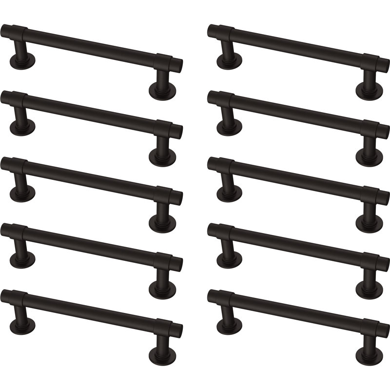Francisco Center to Center Bar Pull Multipack, Matte Black, 4"