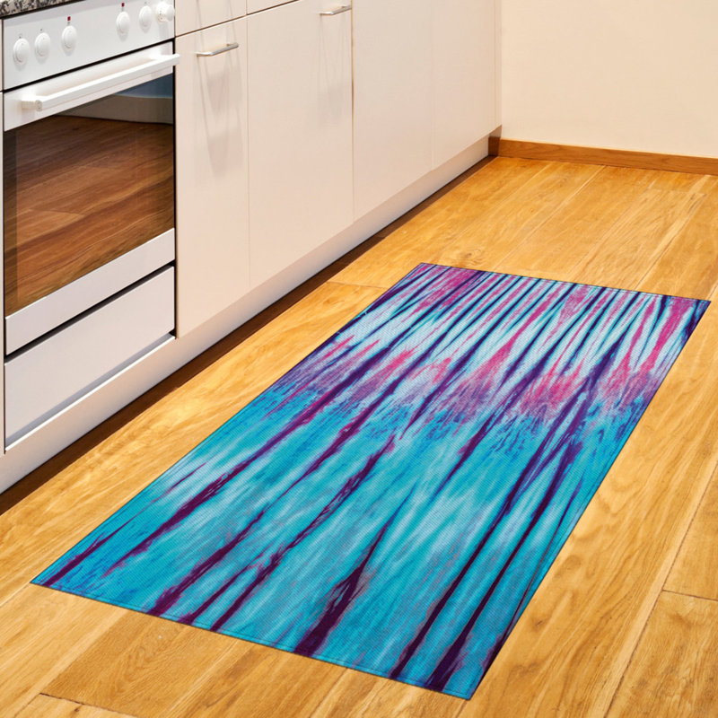 Ombre High Density Long Fiber Poly Threads Decorative Area Rug Carpet, Rectangle 2'7" x 5'