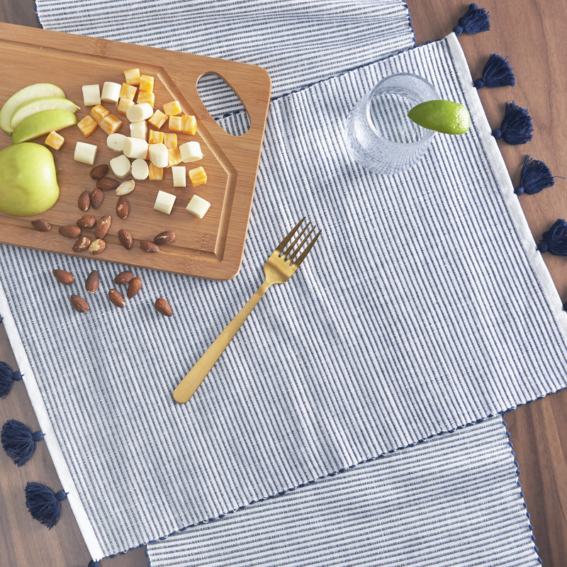 Brett Cotton Placemat, Indigo