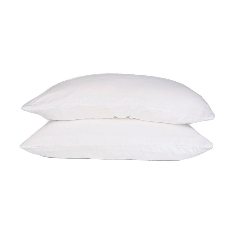 King Size White Hypoallergenic Polyester Pillow Protector