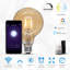 Alianny 8.5W E27 Dimmable LED Vintage Edison Globe Light Bulb Amber