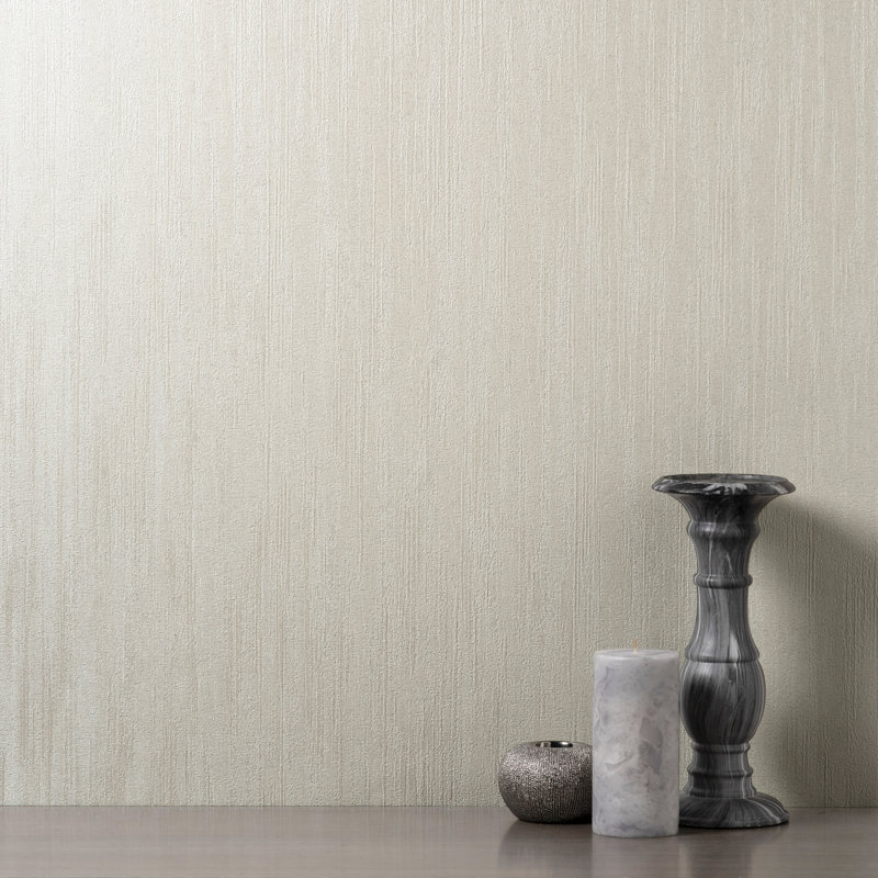 Milano Crepe Textured Wallpaper, Cream
