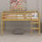 Wooden Loft Bed With Ladder-362022574