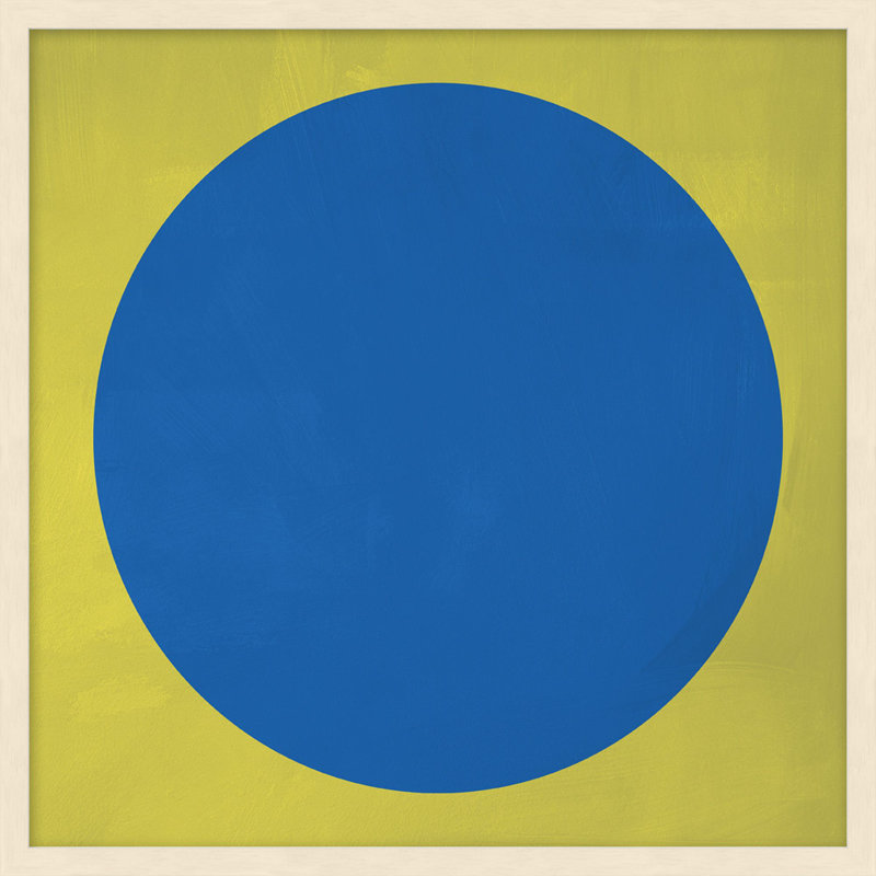 Oblique 2, Citron vert / bleu