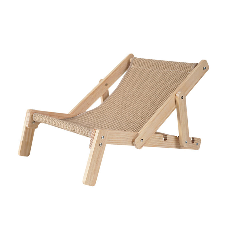 Fauteuil inclinable pour chat en sisal
