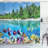Shower Curtain with Hooks Included-44343422