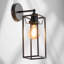QUATTRO MATT BLACK WALL LIGHT