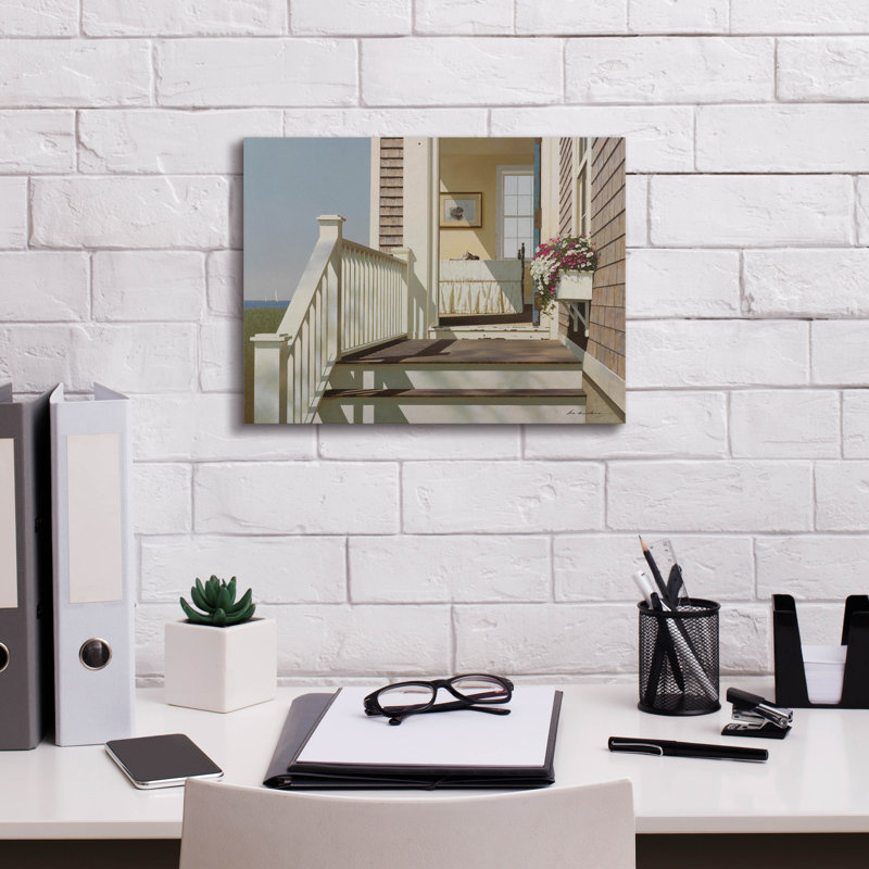 «Bedroom Cat» par Zhen-Huan Lu, art mural sur toile, H 12 po x l 16 po x P 0,75 po