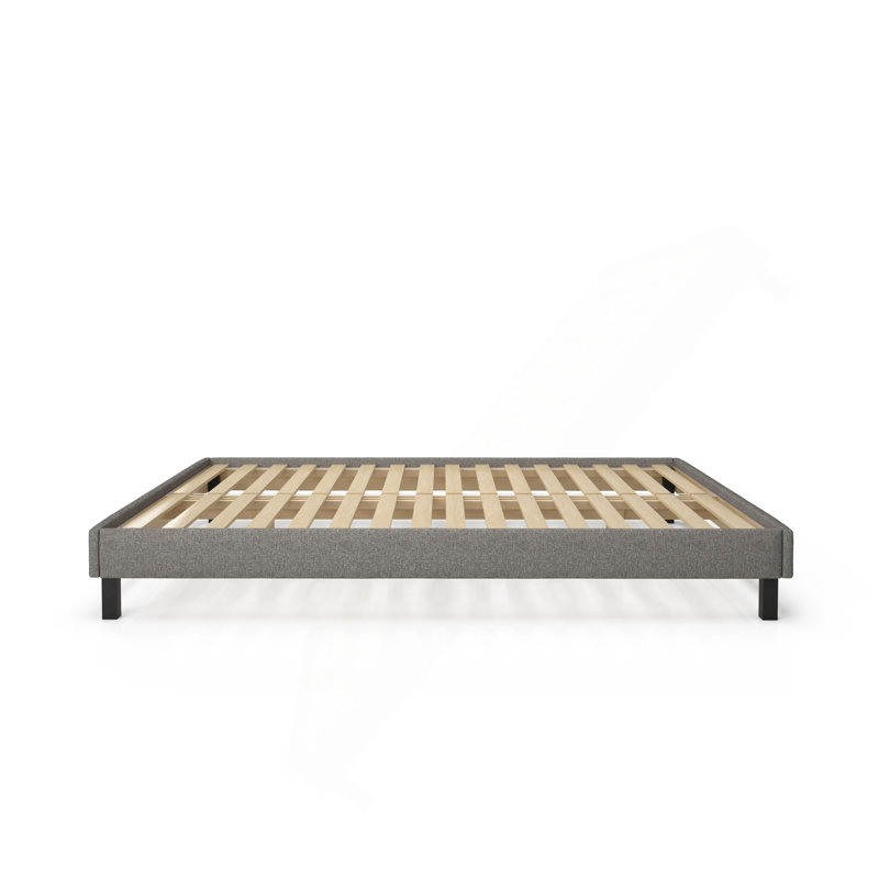 Modern Platform Bed Without Headboard, Full